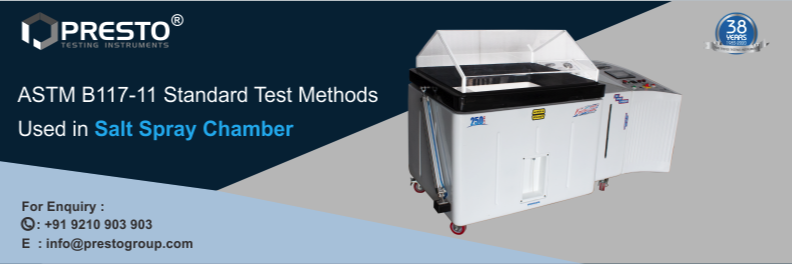 ASTM B117 - 11 Standard Test Methods Used In Salt Spray Chamber